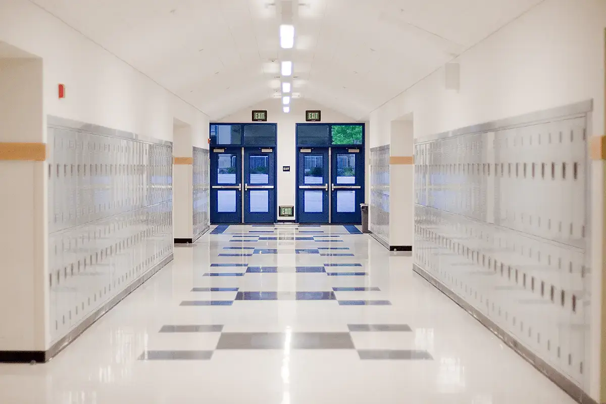 School Hallway BG- School Security Overview